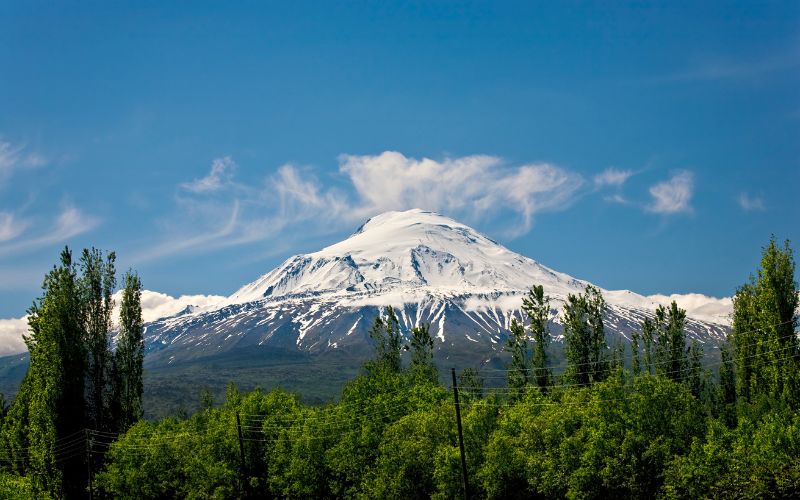 Mount Ararat Snowy Peaks and Beautiful Sights